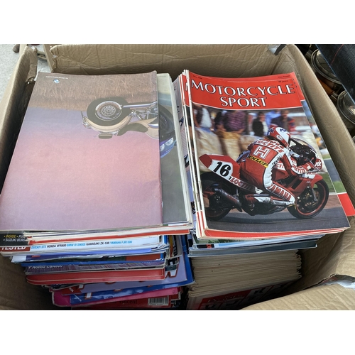 1664 - AN EXTREMELY LARGE COLLECTION OF MOTORCYCLE SPORT MAGAZINES