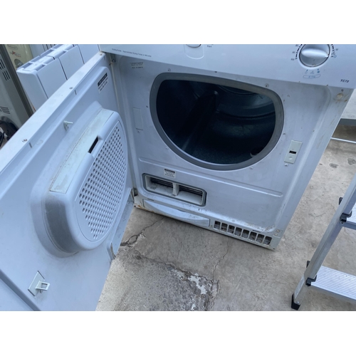 1735 - A WHITE HOTPOINT CONDENSER DRYER