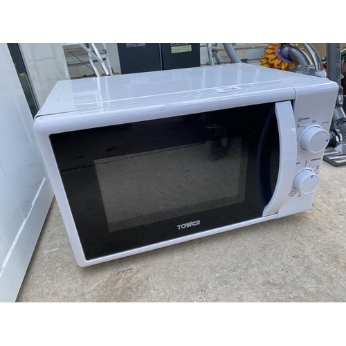 1750 - A WHITE TOWER MICROWAVE OVEN