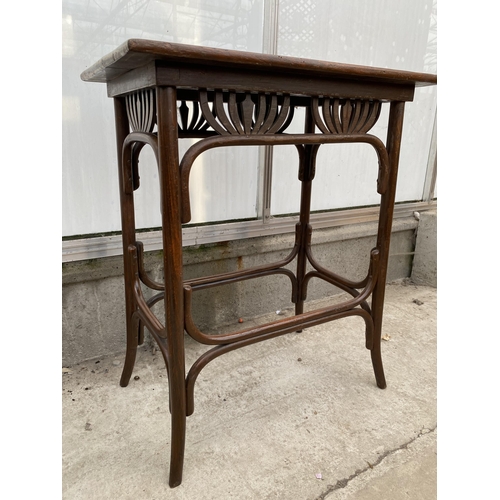 2222 - A BENTWOOD 'FISCHEL' OCCASIONAL TABLE