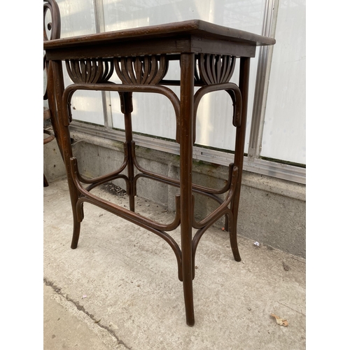 2222 - A BENTWOOD 'FISCHEL' OCCASIONAL TABLE