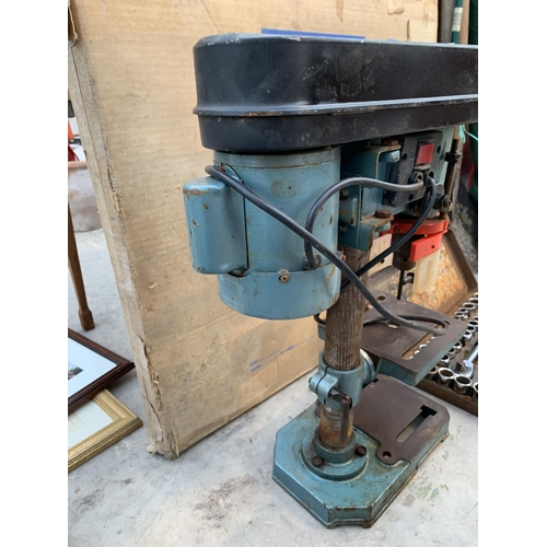 1781 - A CLARKE WORK BENCH PILLAR DRILL