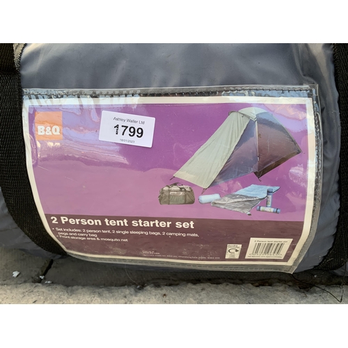 1799 - A B&Q TWO PERSON TENT