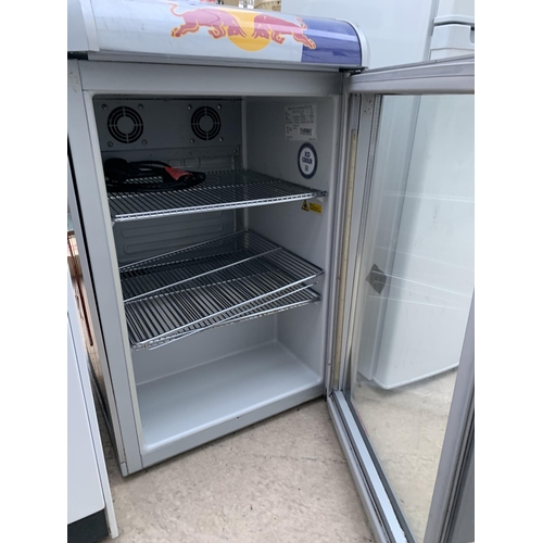 2070 - A RED BULL BRANDED DRINKS FRIDGE