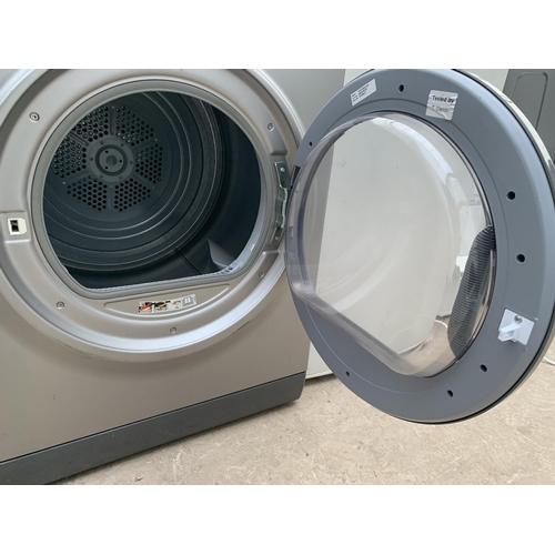 2072 - A GREY HOTPOINT 7KG TUMBLE DRYER