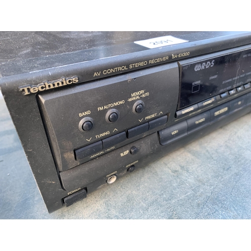 2091 - A TECHNICS AV CONTROL STEREO RECIEVER