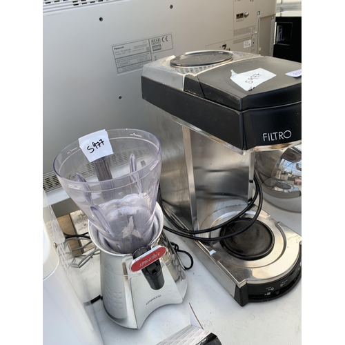 2172 - A KENWOOD SMOOTHIE MACHINE AND A MARCO COFFEE MAKER