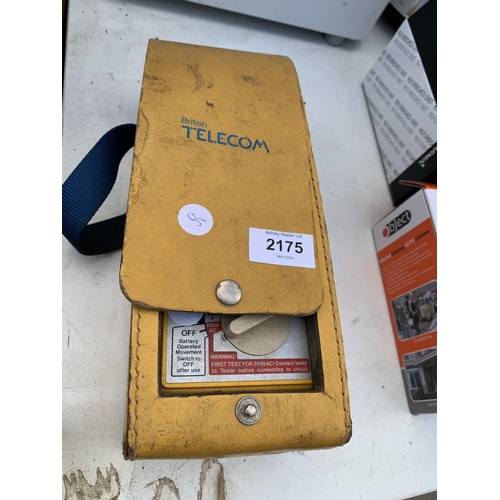 2175 - A CASED BRIITISH TELECOM TESTER