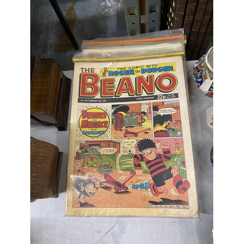 1060 - A LARGE QUANTITY OF VINTAGE COMICS TO INCLUDE VICTOR, THE BEANO, THE DANDY, ETC