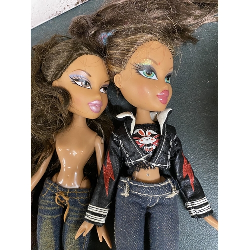 1114 - FOUR BRATZ DOLLS