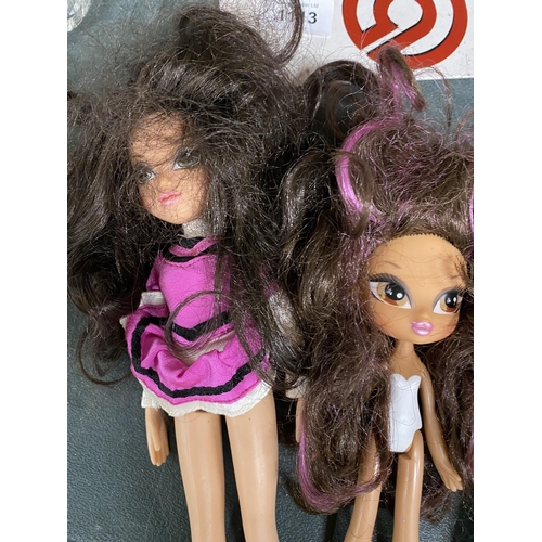 1114 - FOUR BRATZ DOLLS