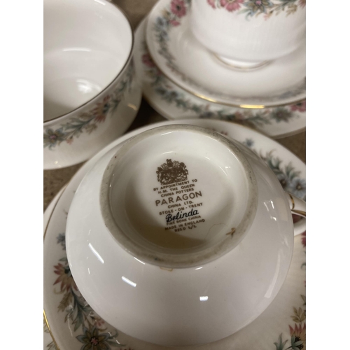 1178 - A PARAGON BELINDA 21 PIECE TEASET