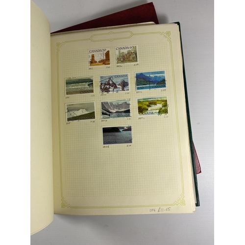 478 - CANADA AND USA COLLECTIONS CONTAINED IN TWO BINDERS