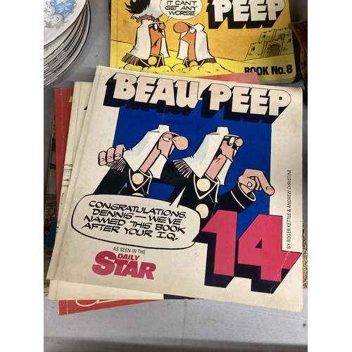 1065A - A QUANTITY OF CARTOON BOOKS TO INCLUDE 'BEAU PEEP' AND BEANO