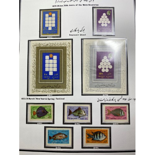 347 - TWO ALBUMS OF STAMPS TO INCLUDE IRAN & MIDDLE EASTERN EXAMPELES