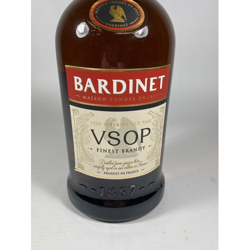 330 - 1 X 1L BOTTLE - BARDINET VSOP BRANDY