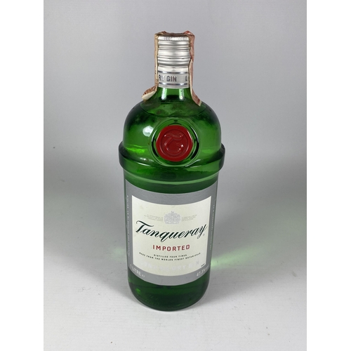 332 - 1 X 1L BOTTLE - TANQUERAY GIN