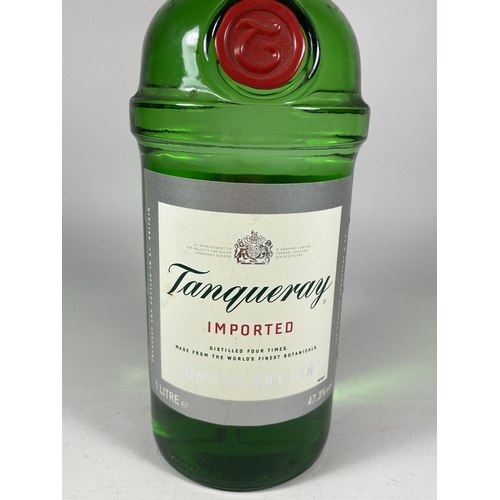 332 - 1 X 1L BOTTLE - TANQUERAY GIN