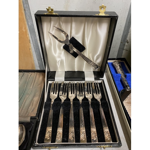 1167 - A QUANTITY OF FLATWARE SOME IN ORIGINAL BOXES