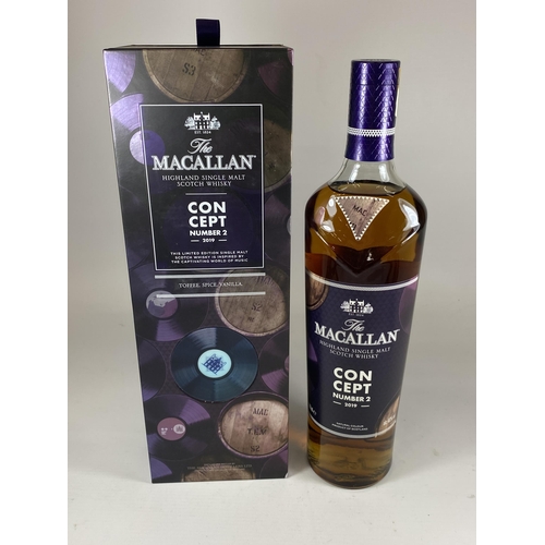 302 - 1 X BOXED 70CL BOTTLE - MACALLAN CONCEPT NO.2, LIMITED EDITION HIGHLAND SINGLE MALT SCOTCH WHISKY