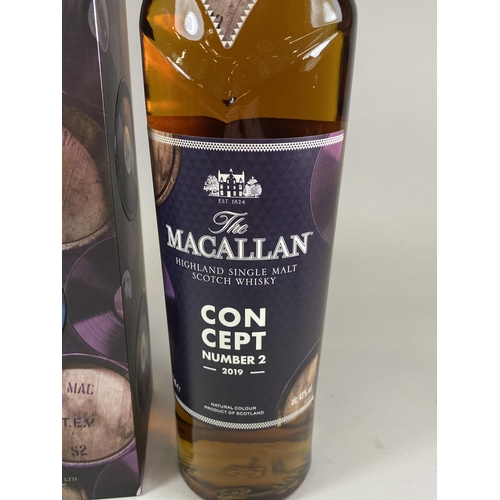 302 - 1 X BOXED 70CL BOTTLE - MACALLAN CONCEPT NO.2, LIMITED EDITION HIGHLAND SINGLE MALT SCOTCH WHISKY