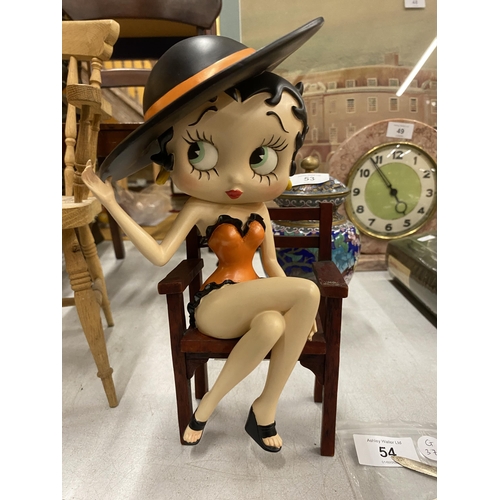 77 - A BETTY BOOP COLLECTABLE FIGURE, HEIGHT 17CM