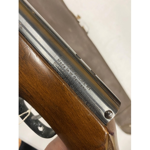 451 - A GOOD QUALITY BEEMAN MODEL R1 .22 CALIBRE AIR RIFLE, 50CM BARREL, STAMPED SAN RAFAEL CALLIFORNIA, C... 