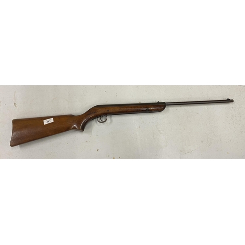 461 - A B.S.A. .177 CALIBRE AIR RIFLE, 38CM BARREL