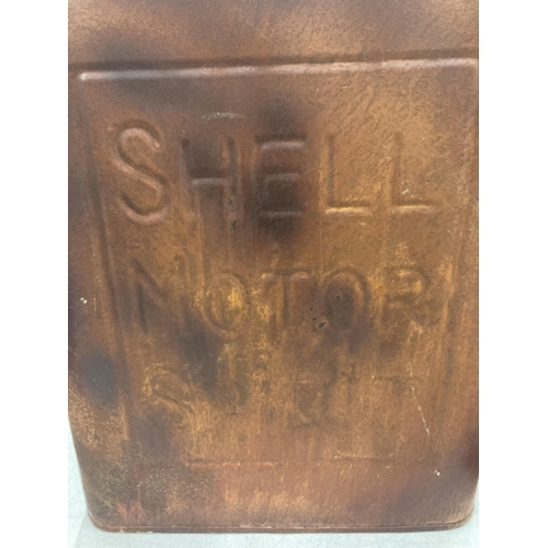 231 - A SHELL PETROL CAN