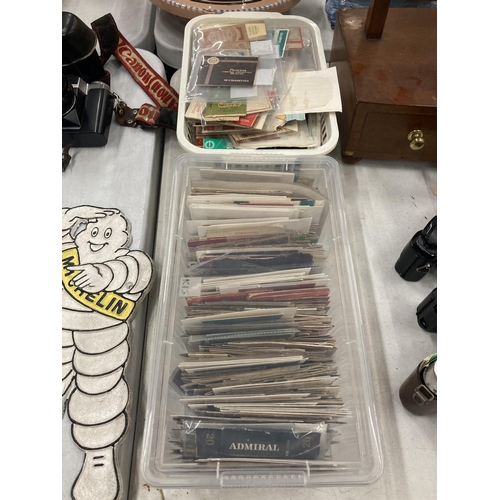 239 - A LARGE QUANTITY OF VINTAGE EMPTY CIGARETTE PACKETS