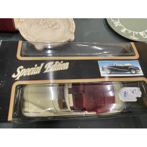 282 - A BOXED MAISTO SPECIAL EDITION 1:18 SCALE BMW 502