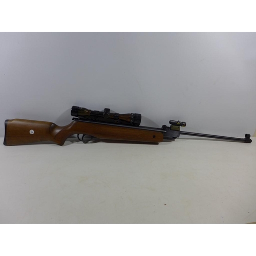 318 - A GOOD QUALITY HATSAN MOD.60S .22 CALIBRE AIR RIFLE, 45CM BARREL, SERIAL NUMBER 080811019, NIKKO STI... 