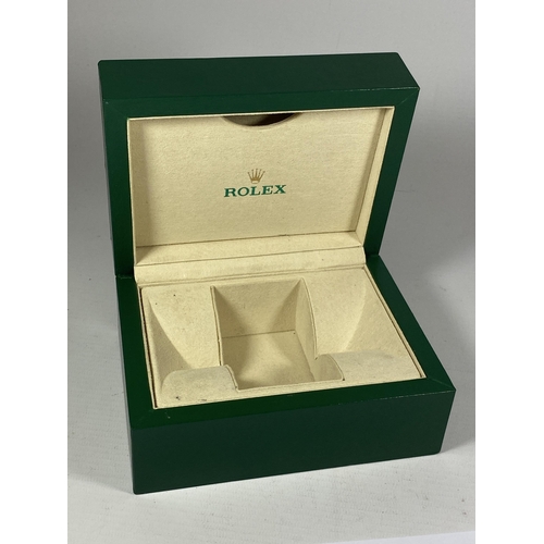 96 - A ROLEX RETAILER'S WATCH BOX