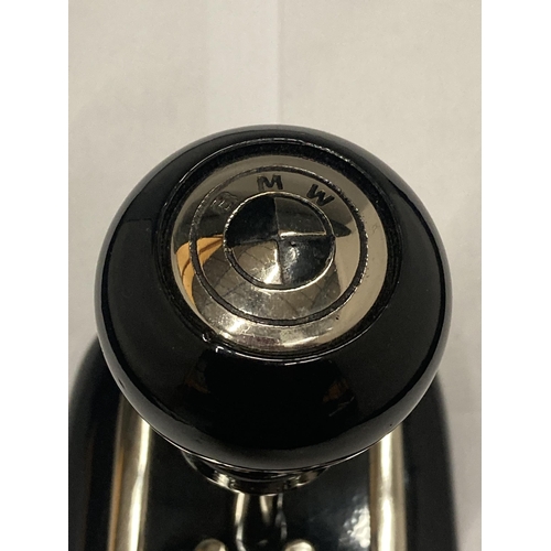 207 - A BMW GEAR STICK ON A BASE HEIGHT 18CM