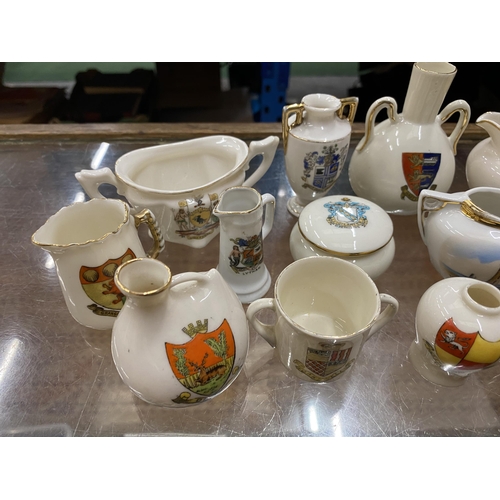 768 - A MIXED LOT OF ASSORTED CRESTED WARE CHINA