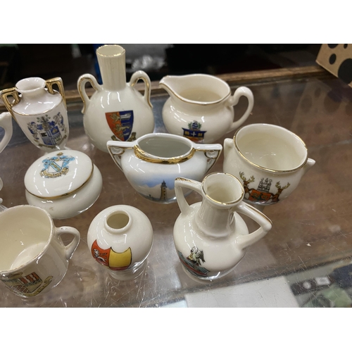 768 - A MIXED LOT OF ASSORTED CRESTED WARE CHINA