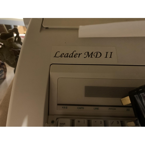 934 - A LEADER MD 11 ELECTRIC TYPEWRITER - BOXED