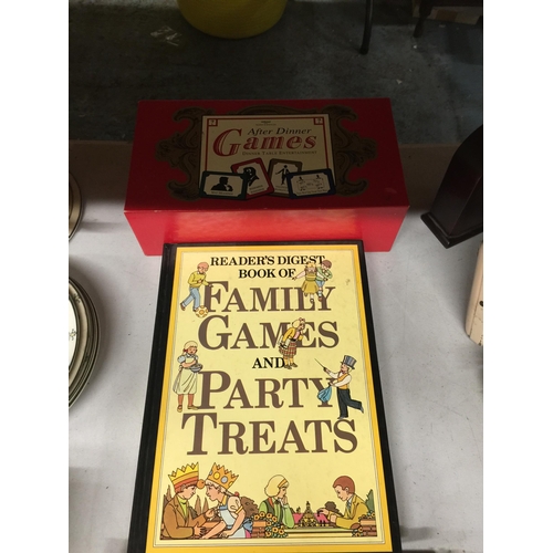 1044 - A READER'S DIGEST BOOK OF FAMILY GAMES AND PARTY TREATS TOGETHER WITH GAMES