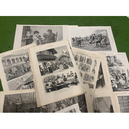 1160 - A QUANTITY OF VICTORIAN PRINTS