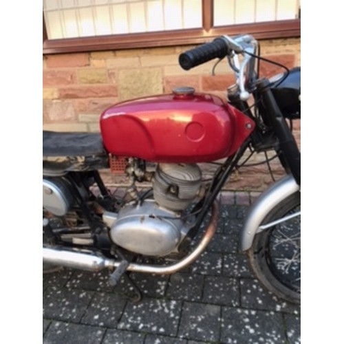 1250 - A 1966 GILERA 124, OHV 4 SPEED,  PROJECT, STARTED AND RUN UP TO TEMPERATURE LAST WEEK. NO KNOCKS, RA... 