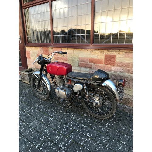 1250 - A 1966 GILERA 124, OHV 4 SPEED,  PROJECT, STARTED AND RUN UP TO TEMPERATURE LAST WEEK. NO KNOCKS, RA... 