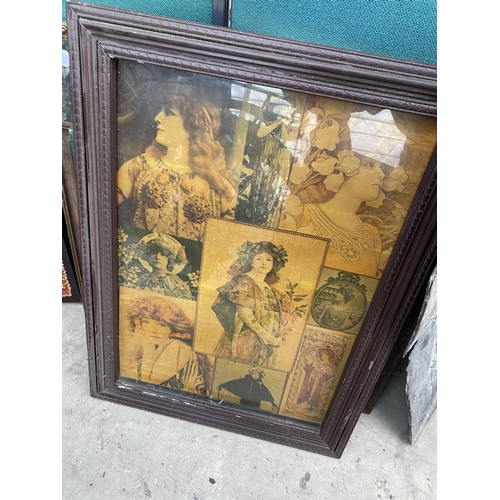 1782 - AN ASSORTMENT OF FRAMED PRINTS AND PICTURES