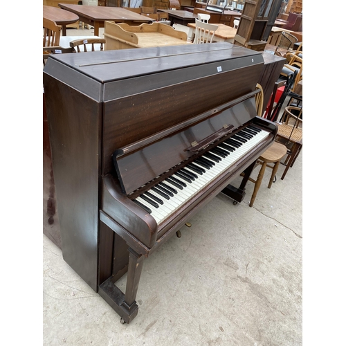 2257 - A 'DRACHMANN' UPRIGHT PIANO