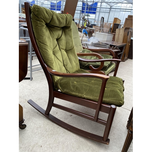 2281 - A PARKER KNOLL ROCKING CHAIR