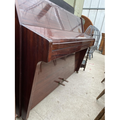 2336 - A 'ZENDER' UPRIGHT OVERSTRUNG PIANO