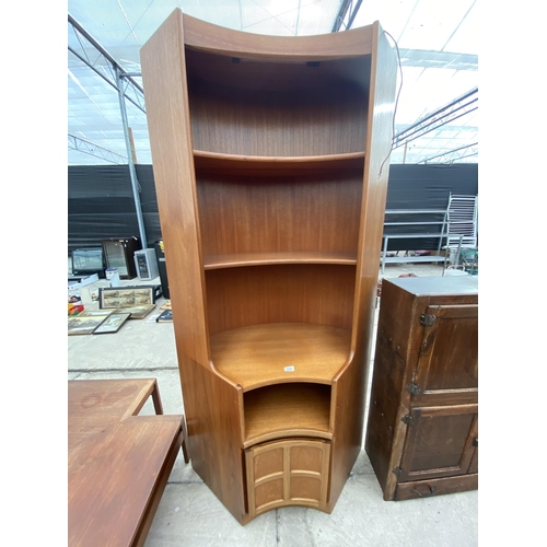 2668 - A RETRO TEAK 'NATHAN' CORNER UNIT, 39