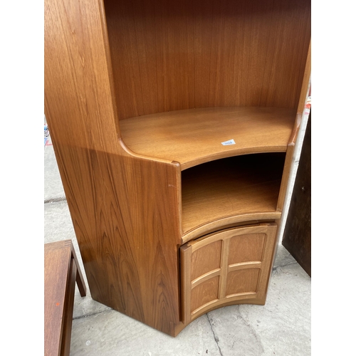 2668 - A RETRO TEAK 'NATHAN' CORNER UNIT, 39