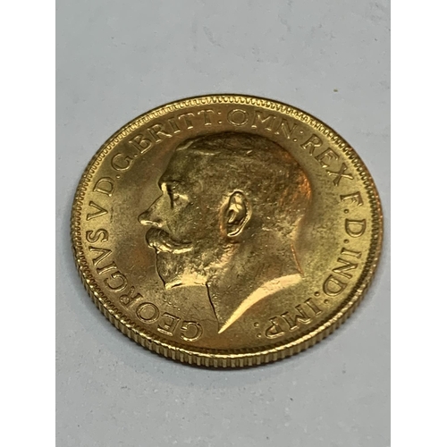 536 - A GEORGE V 1928 GOLD SOVEREIGN