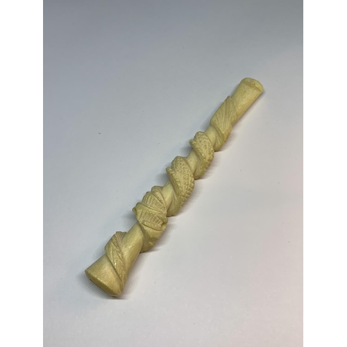 675 - A BONE CHEROOT HOLDER