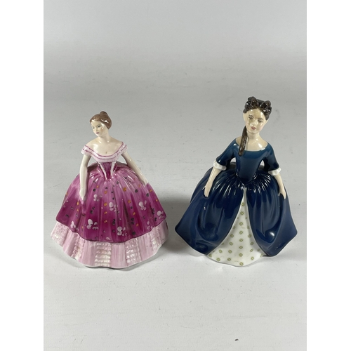 762 - TWO FIGURES - COALPORT KIMBERLEY & ROYAL DOULTON DEBBIE HN2385